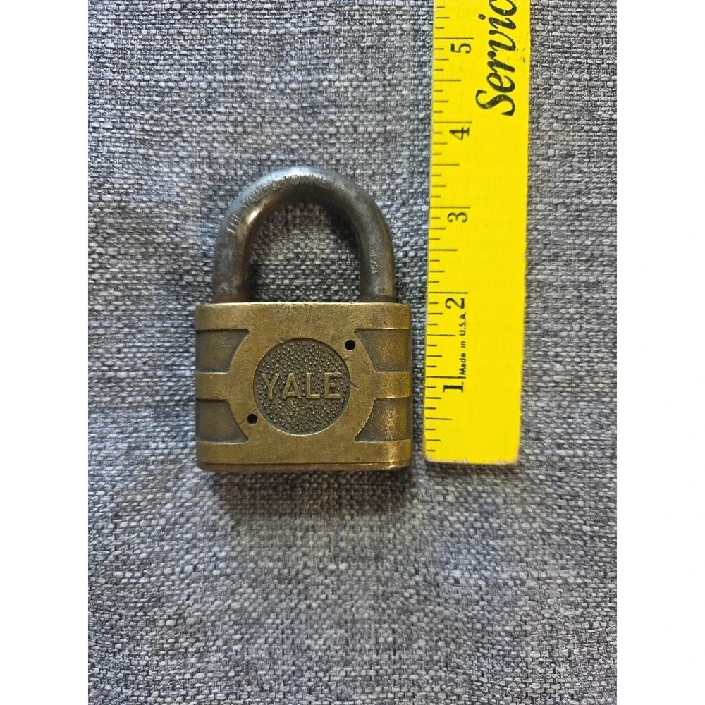 Vintage Brass Locks No Keys 3 Locks Retaining Chain Super Pin Tumbler